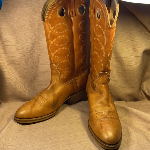 Acme leather western boots EUC great craftsmanship - Picture 1 of 16
